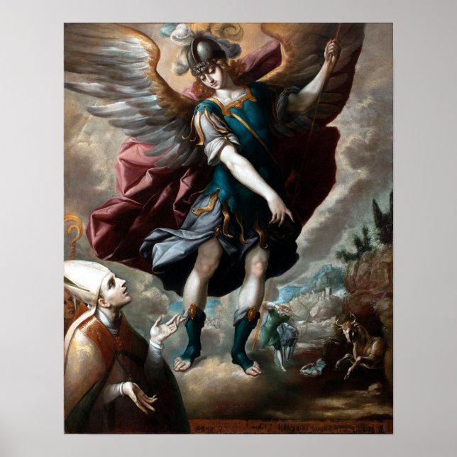 Sebastian Lopez de Arteaga Saint Michael Poster (Framsidan)