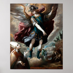 Sebastian Lopez de Arteaga St Michael Poster
