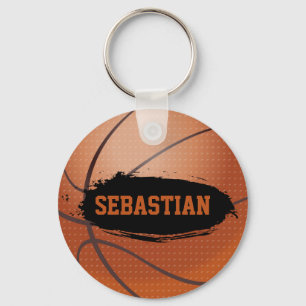 Sebastian Namn Basketball Keychain / Nyckelring