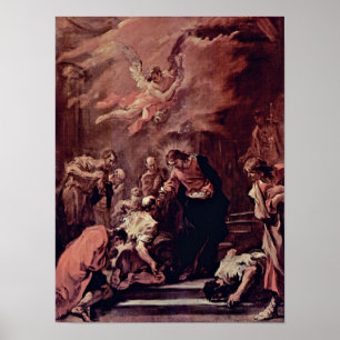 Sebastiano Ricci - nattvardsgång av apostlarna Poster