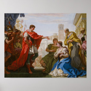Sebastiano Ricci - Scipios kontinuitet Poster
