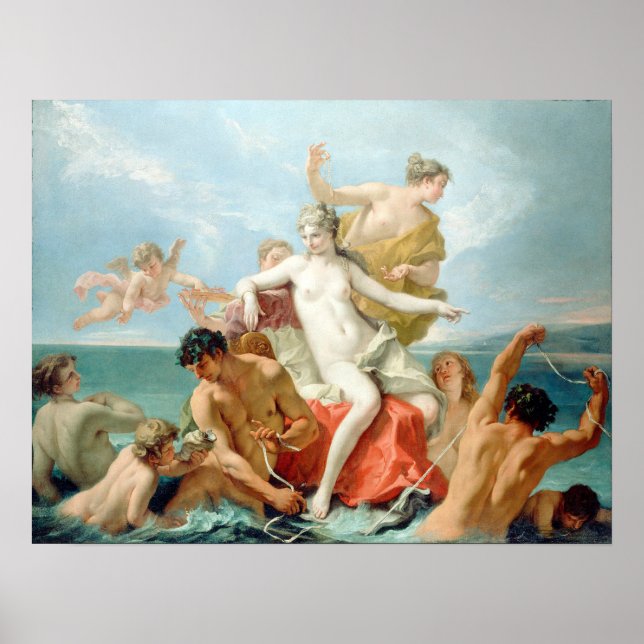 Sebastiano Ricci Triumph of the Marine Venus Poster (Framsidan)