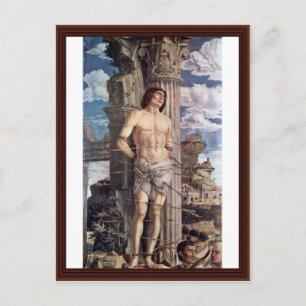 Sebastians martyrium av Andrea Mantegna Vykort
