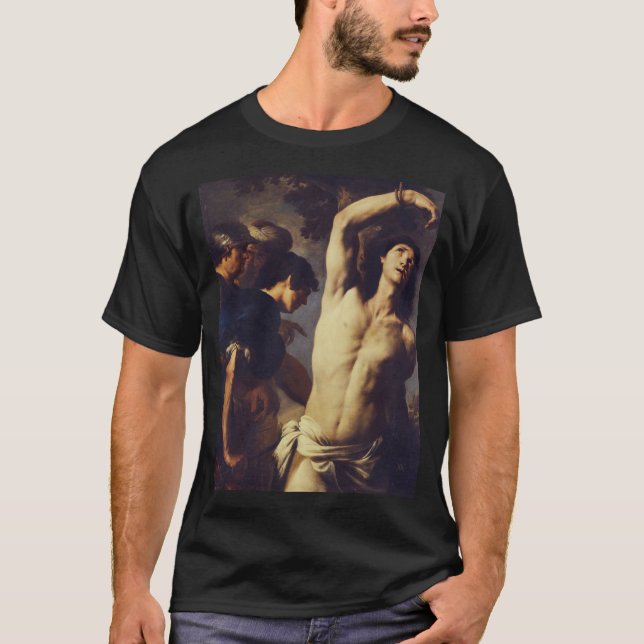 Sebastianus martyrdom av Andrea Vaccaro T Shirt (Framsida)