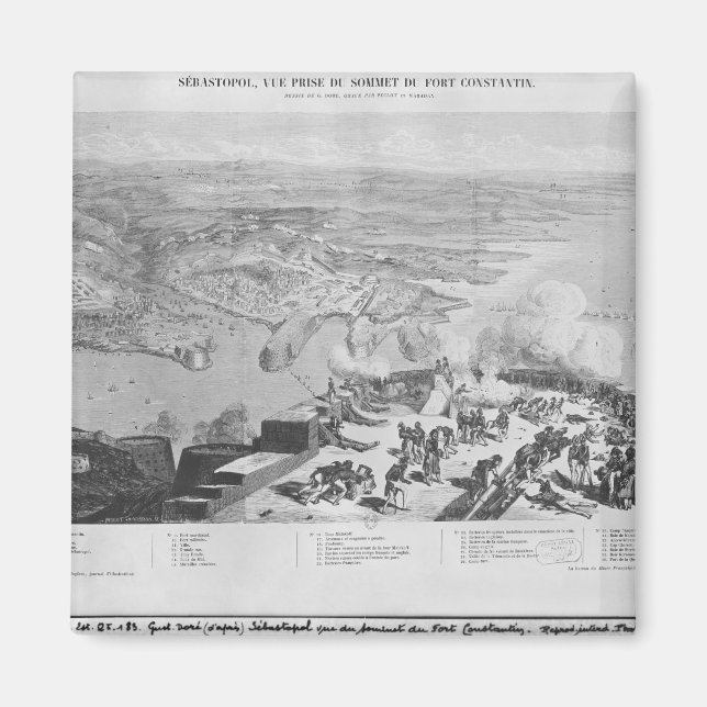 Sebastopol från Fort Constantin Magnet (Framsidan)