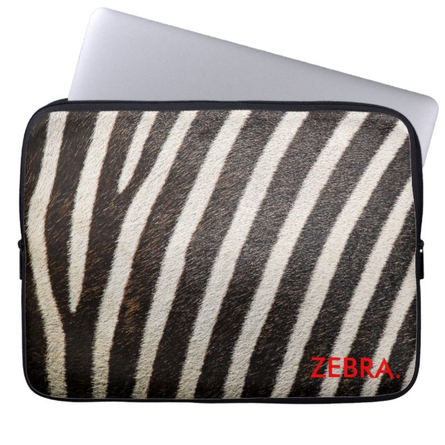 SEBRA 13" laptop sleeveZebraSkin design Sleeve (Framsidan)