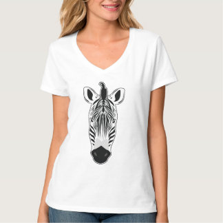 Sebra Ansikte T Shirt