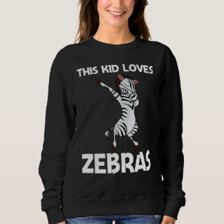 Sebra För Barn Pojkar Afrikanska Zoo Djur T Shirt