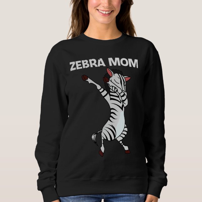 Sebra För Mamma Mor Afrikansk Zoo Djur T Shirt (Framsida)
