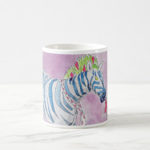 Sebra för Punk vippa Kaffemugg