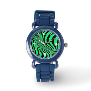 Sebra Hudtryck Textur Mönster Armbandsur
