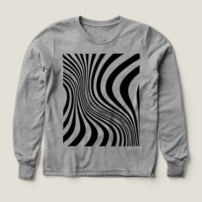 Sebra Hudtryck Textur Mönster T Shirt (Design framsida)