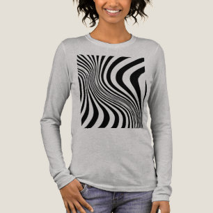 Sebra Hudtryck Textur Mönster T Shirt