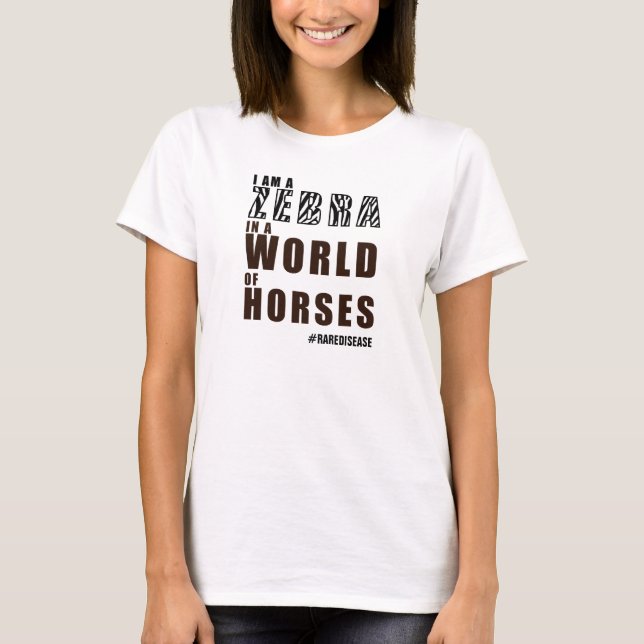SEBRA I EN VÄRLD AV HORSES-/RARESJUKDOMEN TEE (Framsida)