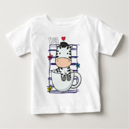 Sebra kopp bebis t shirt