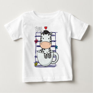 Sebra kopp bebis t shirt