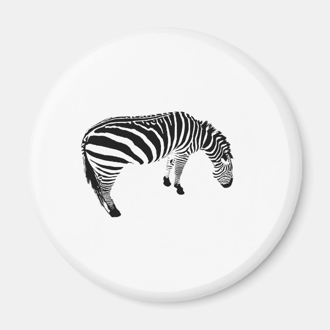 sebra magnet (Framsidan)