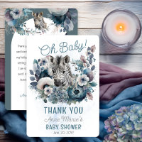 Sebra Oh Baby Blommig Bebis Shower