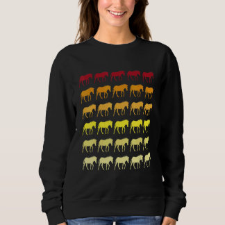 Sebra Retro Djurmönster T Shirt