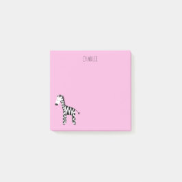 Sebra rosa post-it block