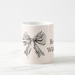Sebra Tryck Båge Vild Kaffemugg
