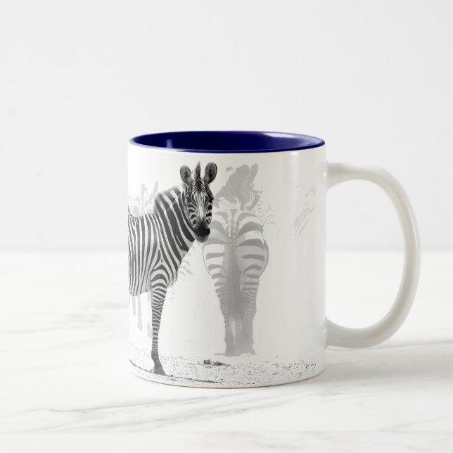 Sebra Två-Tonad Mugg (Höger)