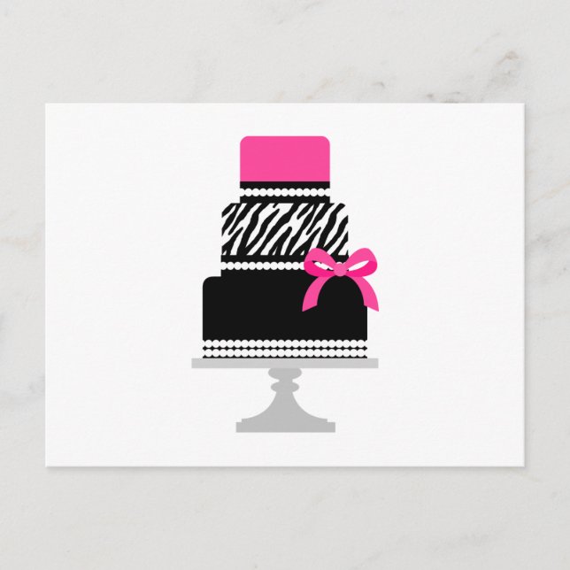 SebraDivatårta Vykort (Framsida)