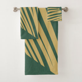 Sebrageometrisk cyan och beige