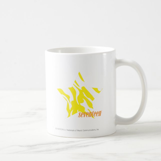 Sebragult 3 kaffemugg (Höger)