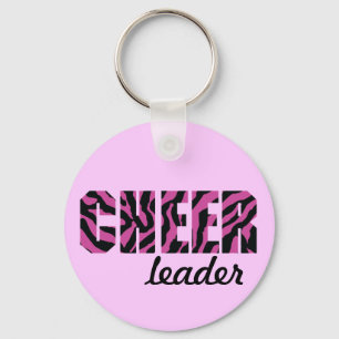 Sebrahejaklacksledare KeyChain Nyckelring