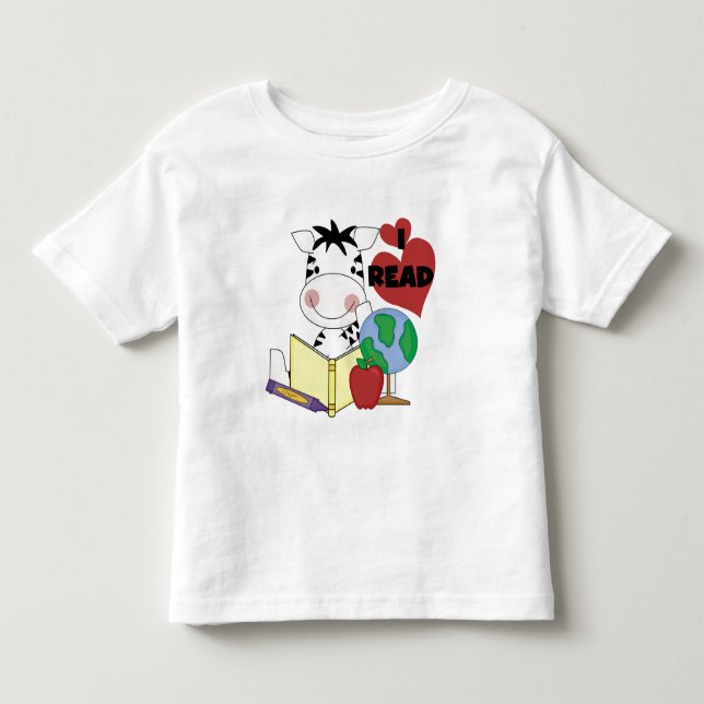 Sebrakärlek att läsa Tshirts och gåvor (Framsida)