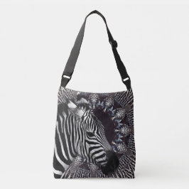 Sebrakonstkor förkroppsligar hänger lös axelväska