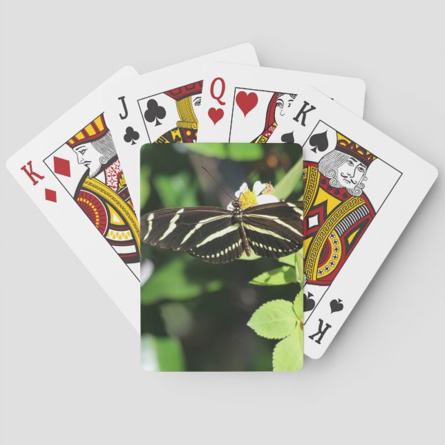 Sebraliljeslända Casinokort (Baksidan)