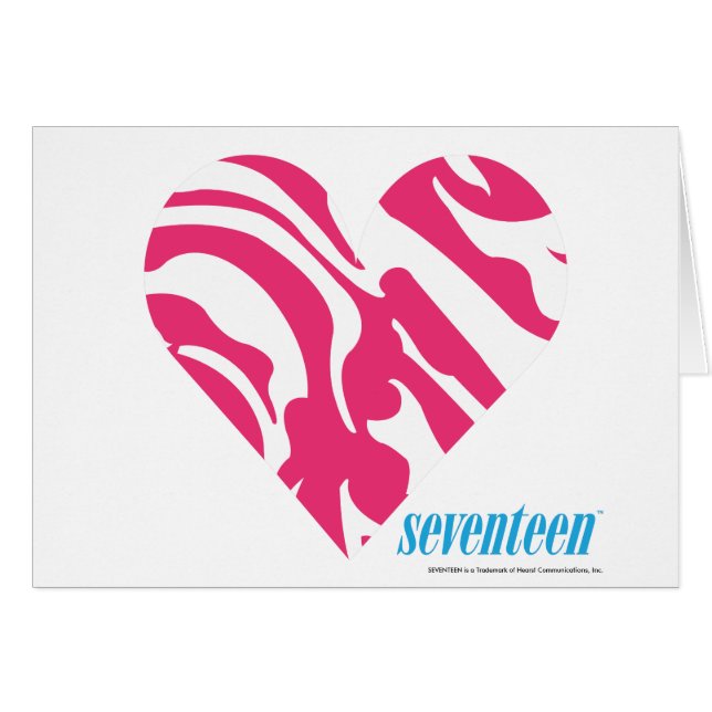 Sebramagenta 2 hälsningskort (Framsidan Horizontal)