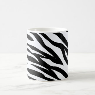 Sebramönster svart och vitt kaffemugg