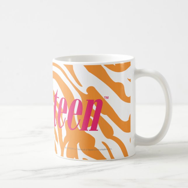 Sebraorange Kaffemugg (Höger)
