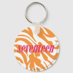 Sebraorange Nyckelring