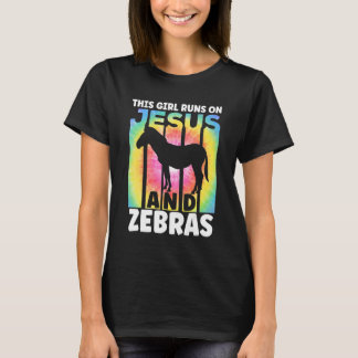 Sebraoutfit för Sebraälskare för Kvinnor Flickor_2 T Shirt