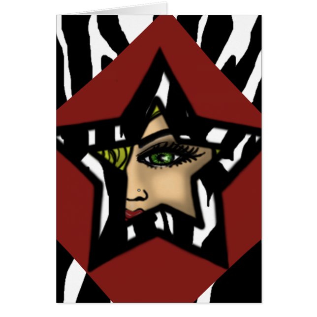 SebrapopStjärna-Kort OBS Kort (Framsidan)