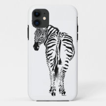 Sebraporträttiphone case