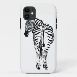 Sebraporträttiphone case