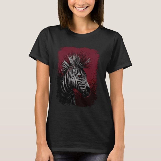 Sebrapunk T Shirt (Framsida)