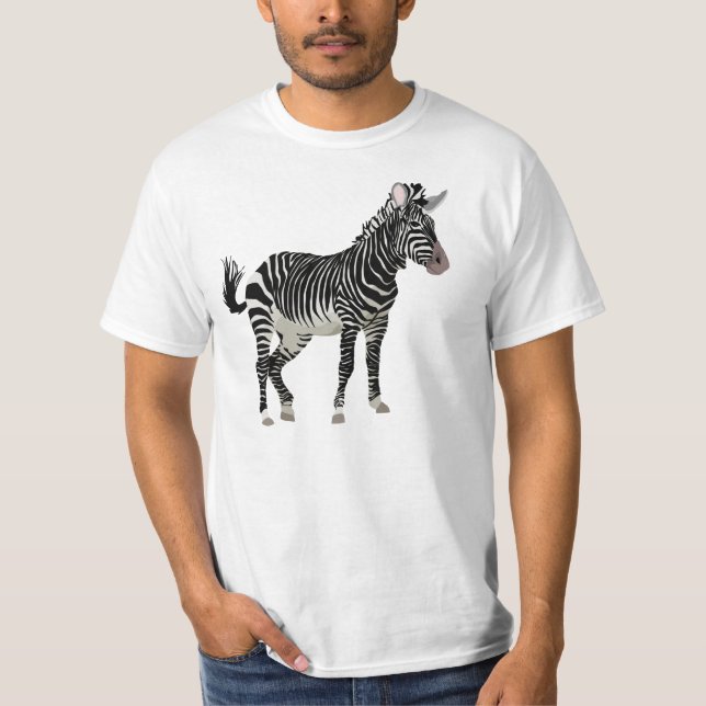 Sebraskjortor T-shirt (Framsida)