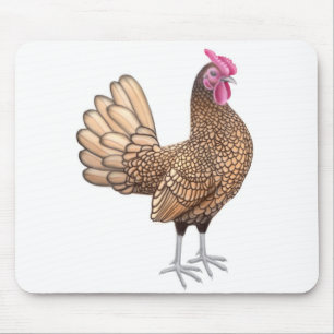 Sebright Bantamtupp Mousepad Musmatta