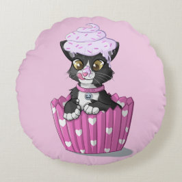 Sebrina rundadekorativ kudde (16")