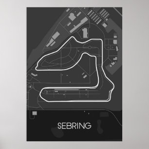 Sebring Internationell Raceway Poster