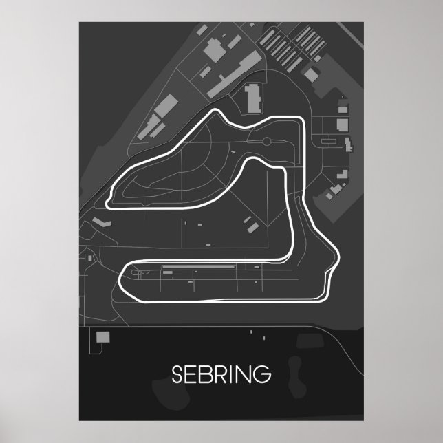 Sebring Internationell Raceway Poster (Framsidan)