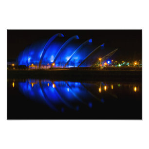 SEC Armadillo, Glasgow, Scotland Photo print Fototryck