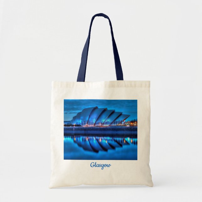 SEC Armadillo, Glasgow, Scotland Tote bag Tygkasse (Framsidan)