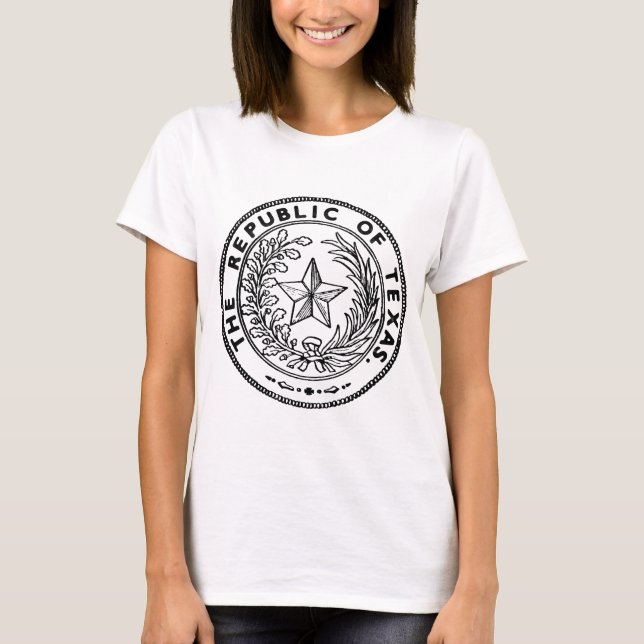 Secede Republic of Texas Tee Shirt (Framsida)